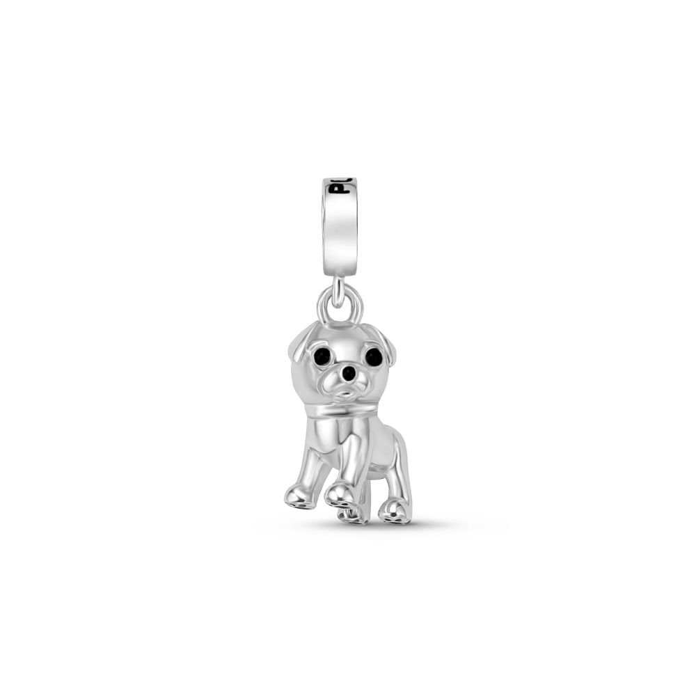 Pingente Life Pet Pug em Prata 925