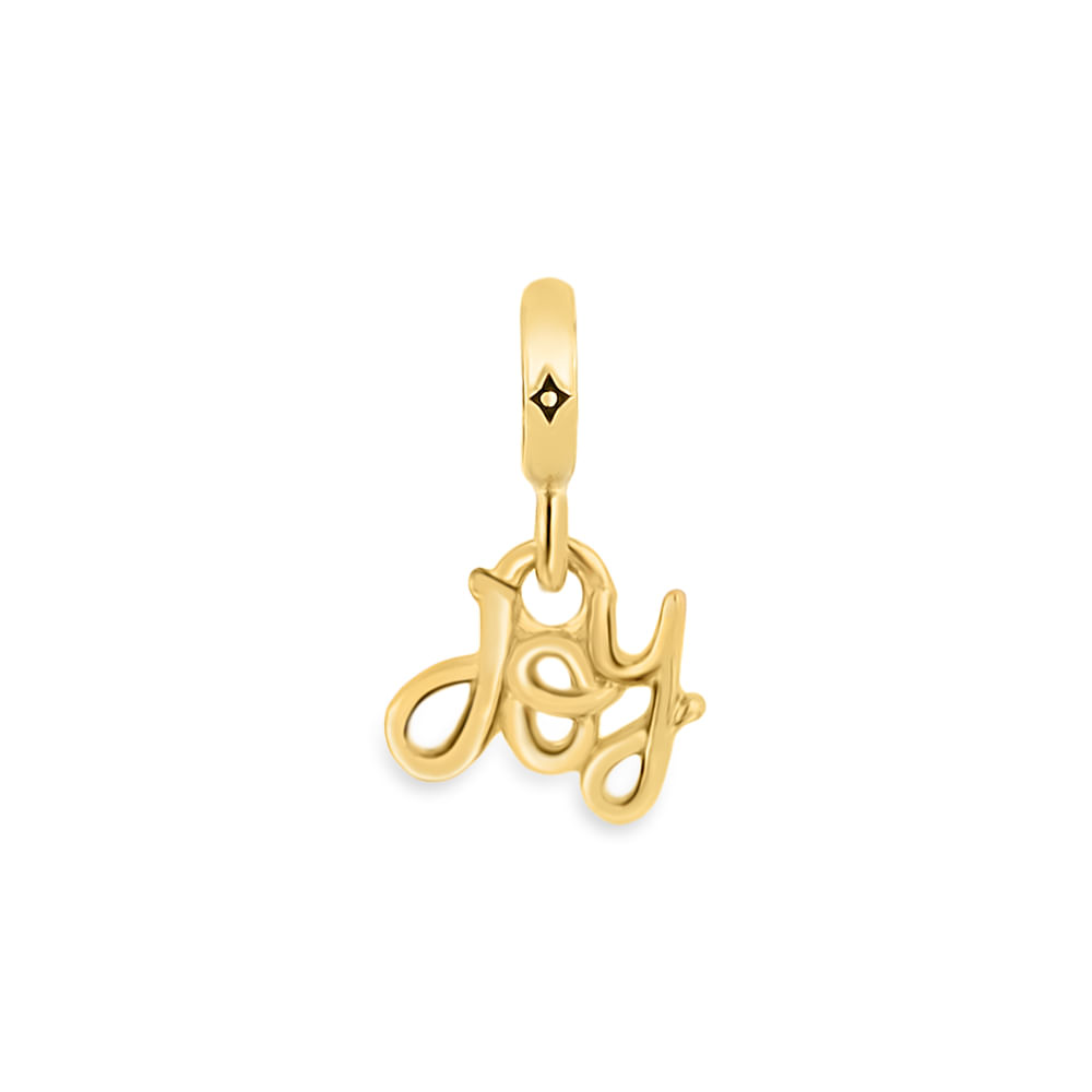 Pingente Life Desejos Joy em Prata 925 com Banho de Ouro Amarelo 18k