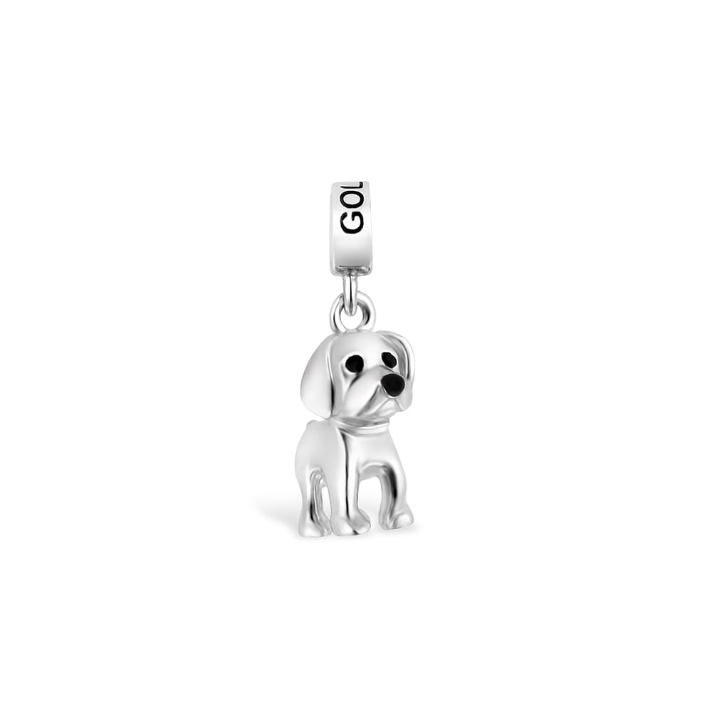 Pingente Life Pet Golden em Prata 925