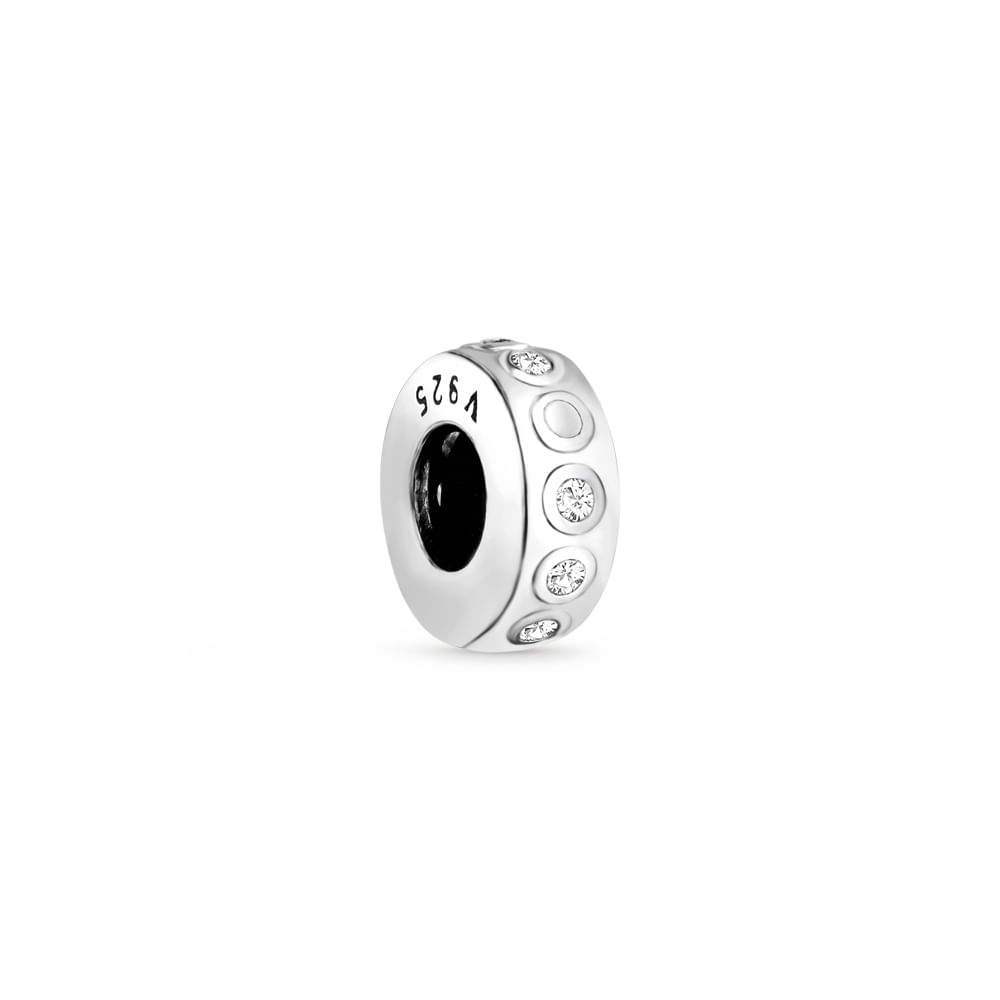 Stopper Life em Prata 925 com Pedras Incolores