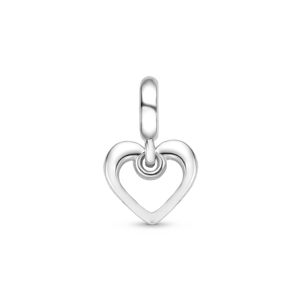Pingente Life Amor Coração em Prata 925