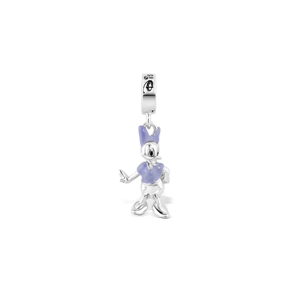 Pingente Life Disney Margarida em Prata 925 com Esmalte