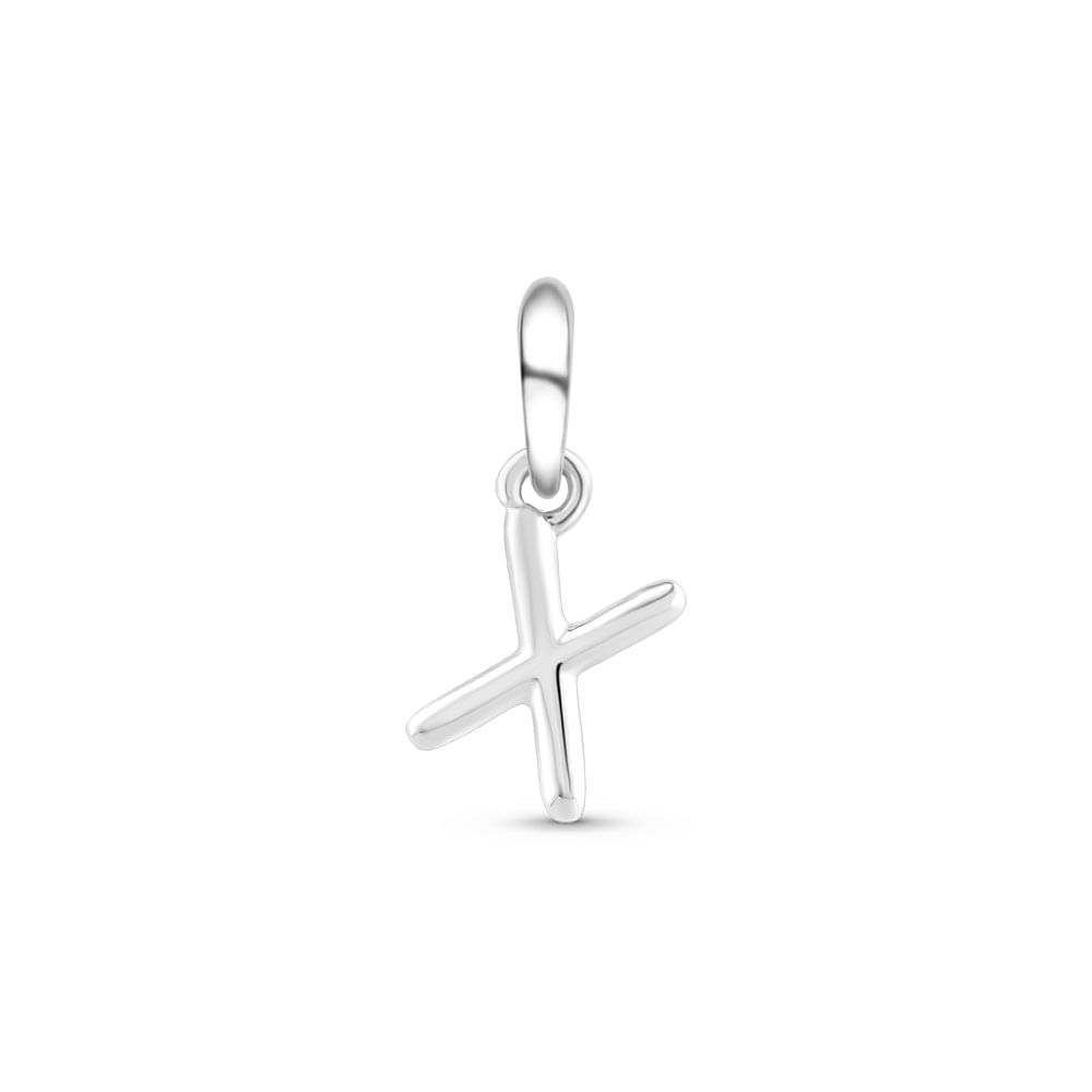 Pingente Life Letra X em Prata 925