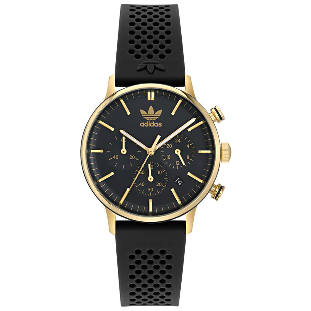 Relógio Adidas Unissex Silicone Preto Aosy23521