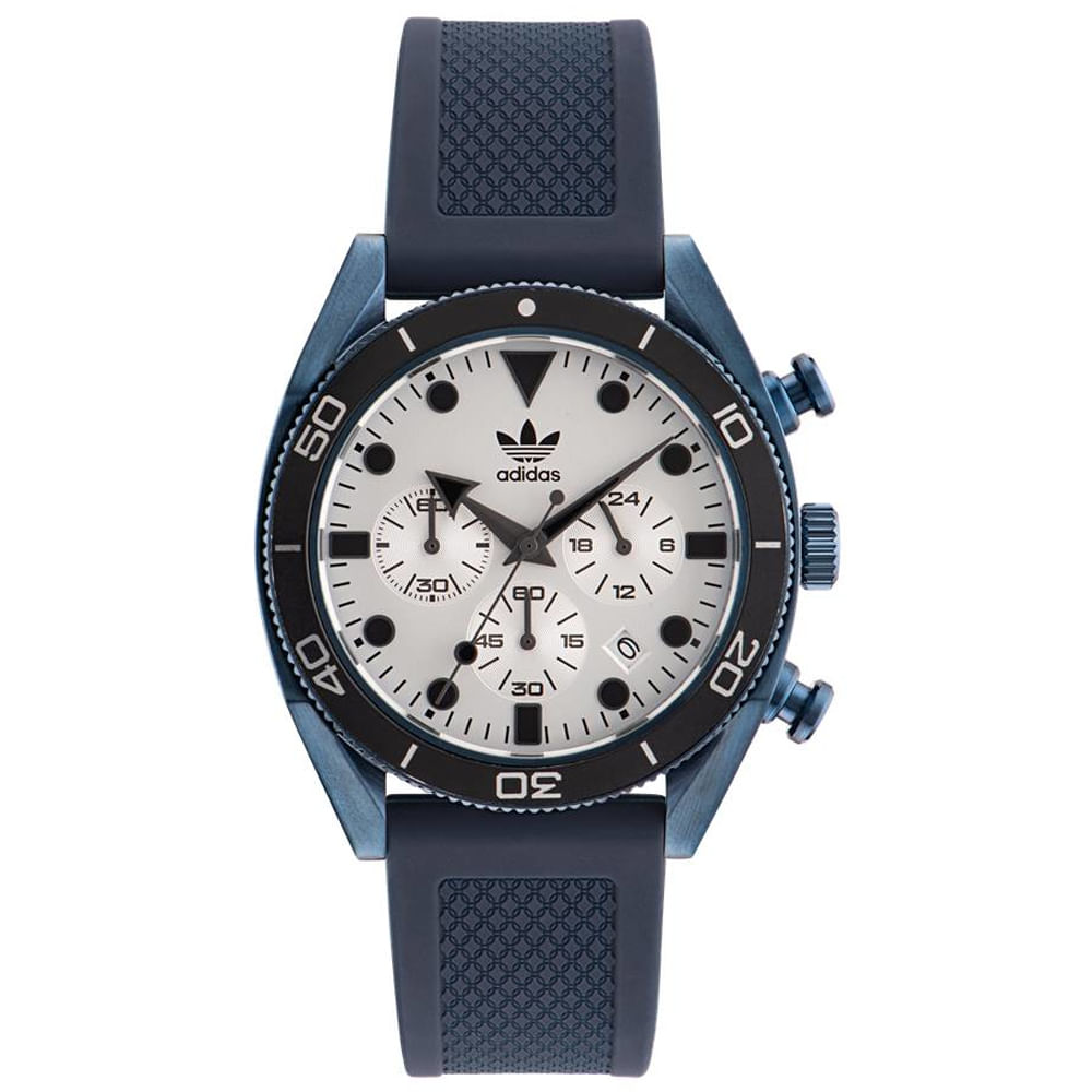 Relógio Adidas Unissex Silicone Azul Aofh23004M