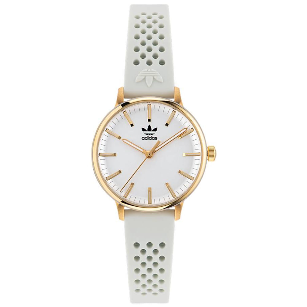 Relógio Adidas Feminino Silicone Branco Aosy23025M