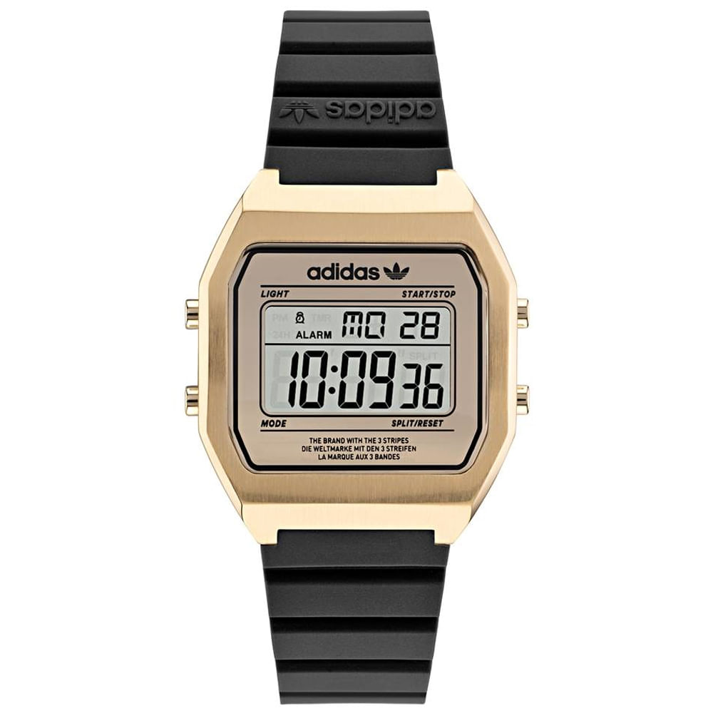 Relógio Adidas Unissex Resina Preto Aost22075M