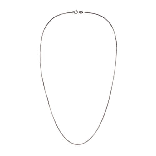 Corrente Veneziana em Prata 925 com Ródio Negro, 45cm