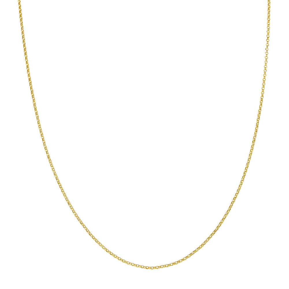 Corrente Elos Portugueses em Ouro Amarelo 18k, 50cm