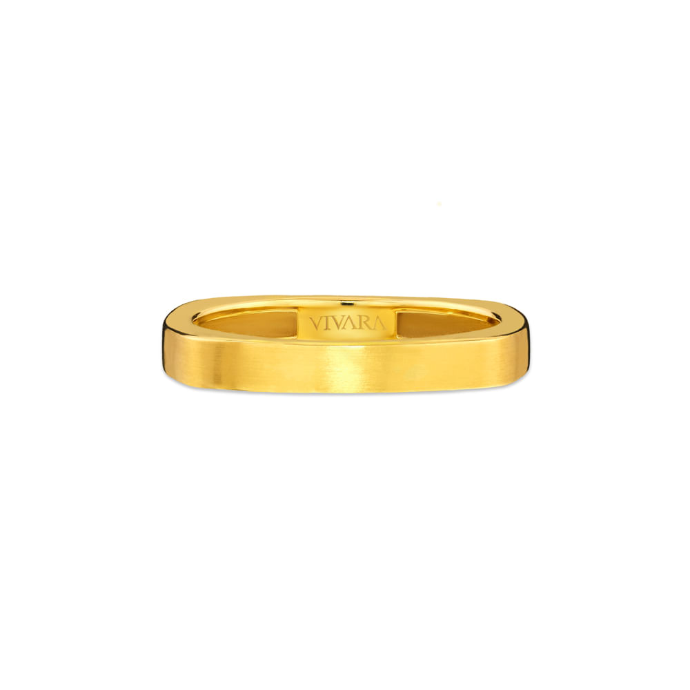 Anel Square em Ouro Amarelo 18k