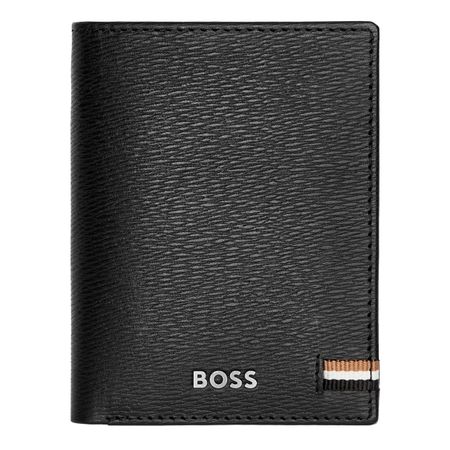 Porta Cartão Hugo Boss Couro Preto – Hlf421A