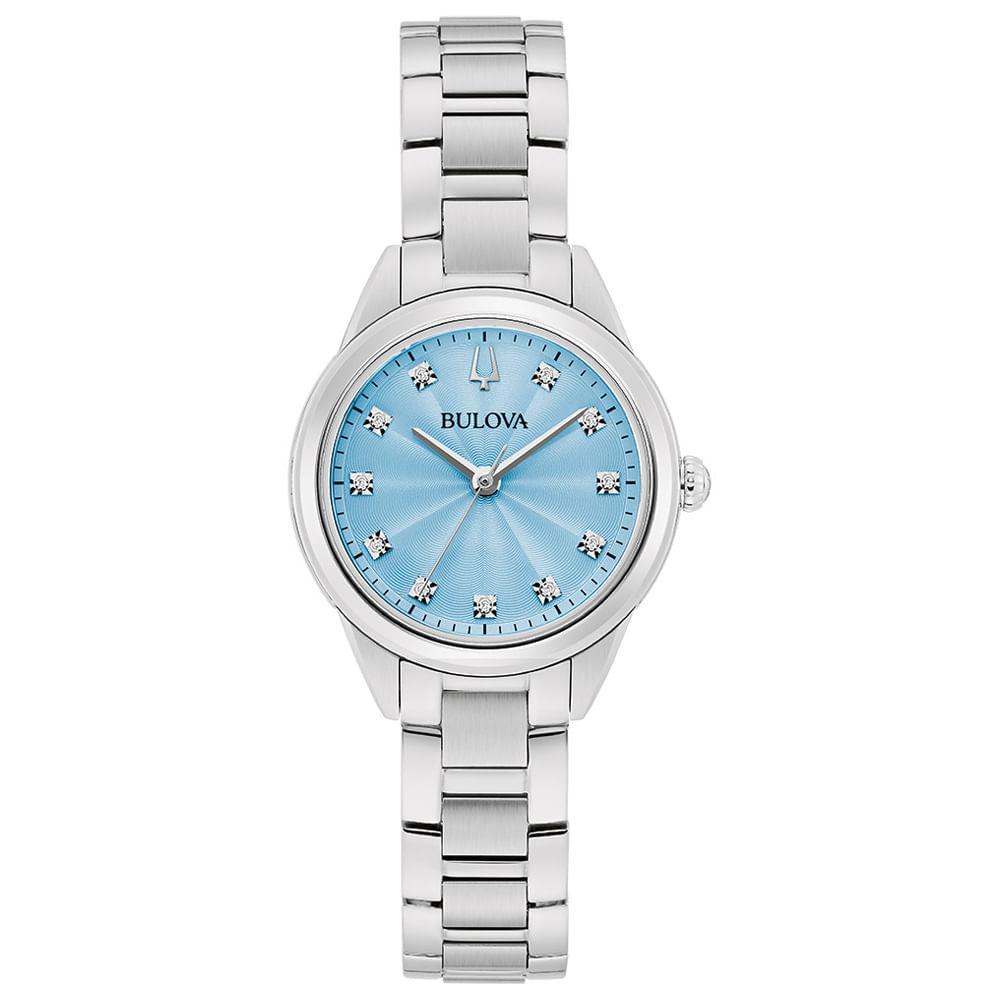 Relógio Bulova Feminino Aço Prata 96P250N