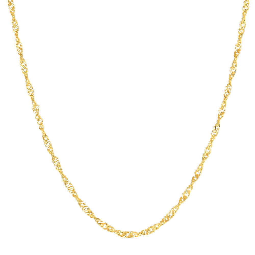 Corrente Singapura em Ouro Amarelo 18k, 60cm