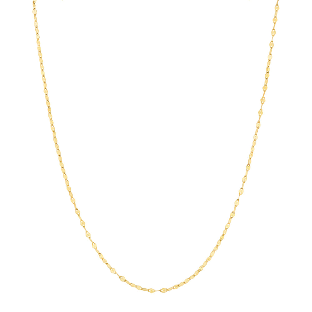 Corrente Coffe em Ouro Amarelo 18k, 40cm