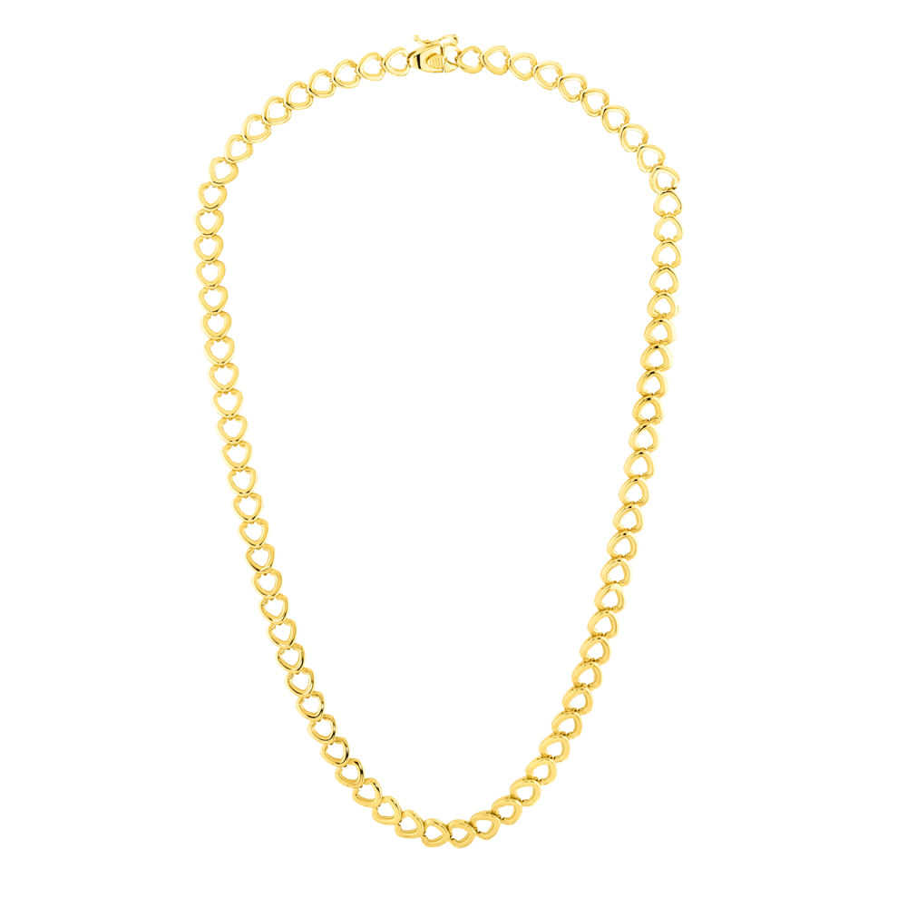 Colar Identidade em Ouro Amarelo 18k, 45cm