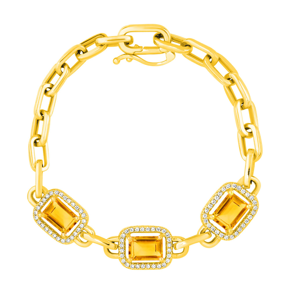 PULSEIRA OURO C/0,336CT BRILHANTE