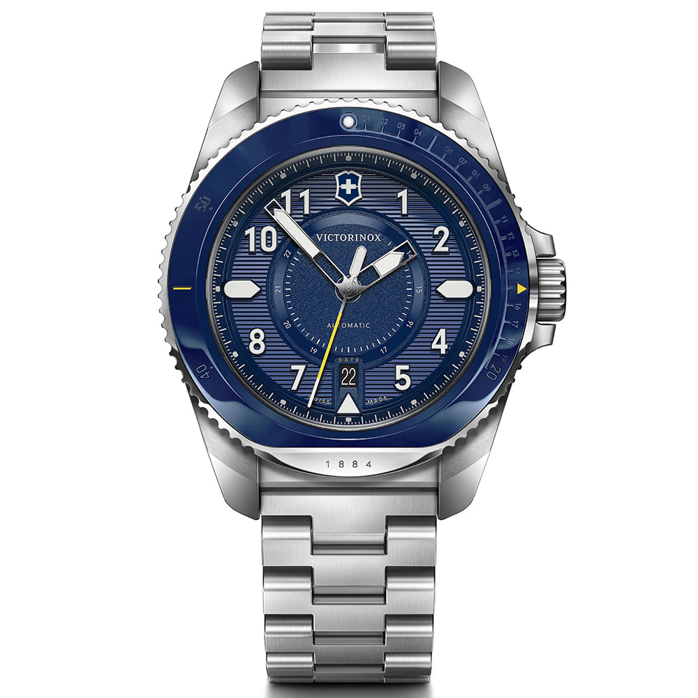 Relógio Victorinox Journey Automatico Masculino em Aço Prateado 242010