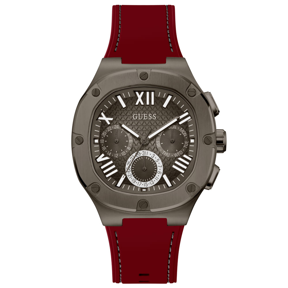 Relógio Guess Mens Dress Masculino Silicone