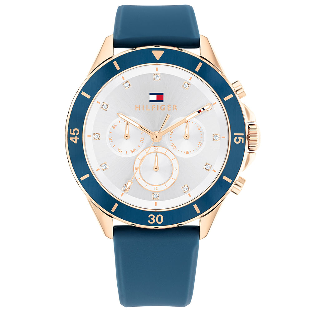 Relógio Tommy Hilfiger Mellie Feminino Borracha Azul – 1782741