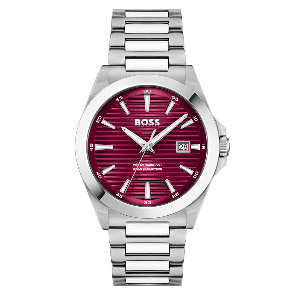 Relógio Boss Sport Masculino Bordô - 1514174
