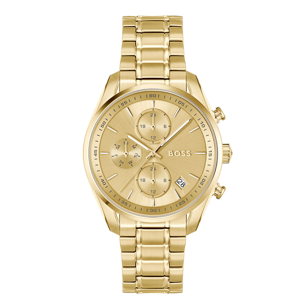 Relógio Boss Grand Tour Feminino Dourado – 1502768