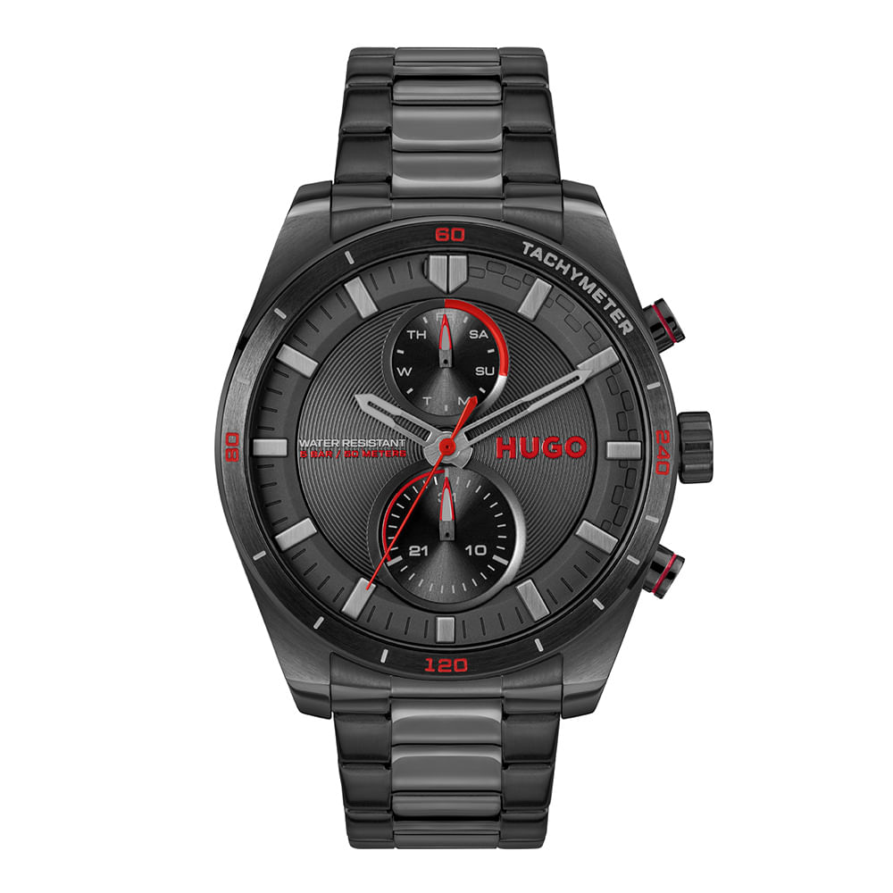 Relógio Hugo Fast Masculino Preto – 1530374