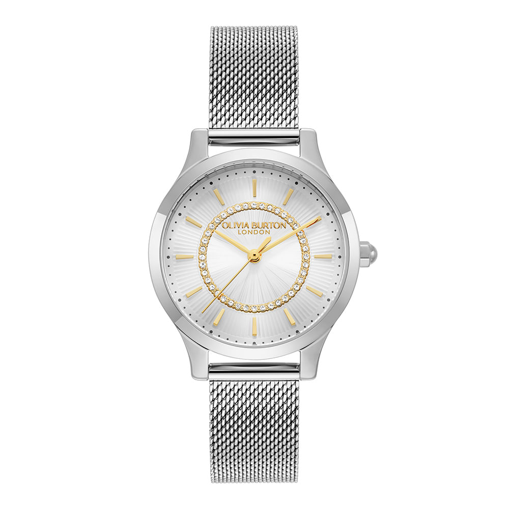 Relógio Olivia Burton Wonderlust Feminino Prata - 24000183