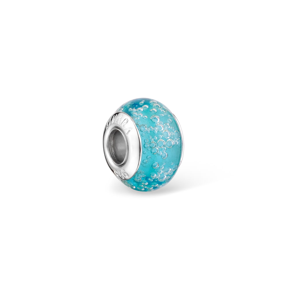 Separador Life Murano Azul Claro Bolhas