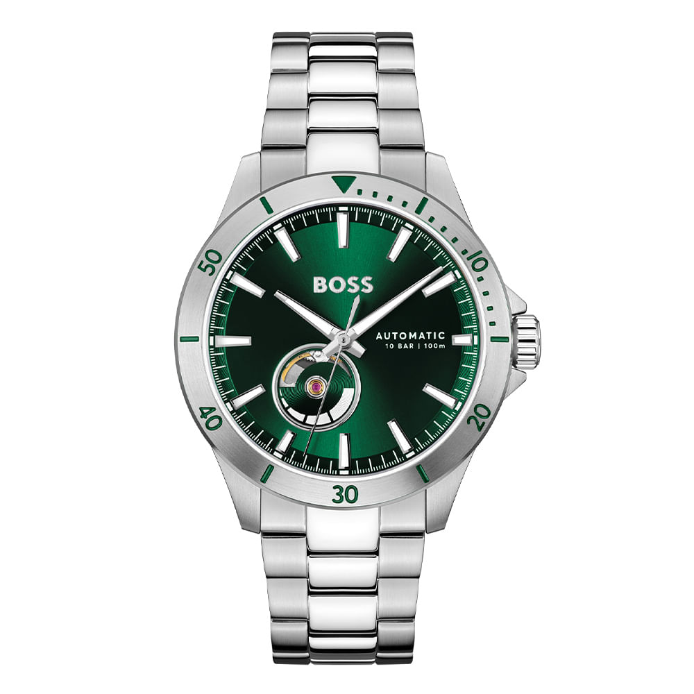 Relógio Boss Troper Automático Masculino Verde – 1514200