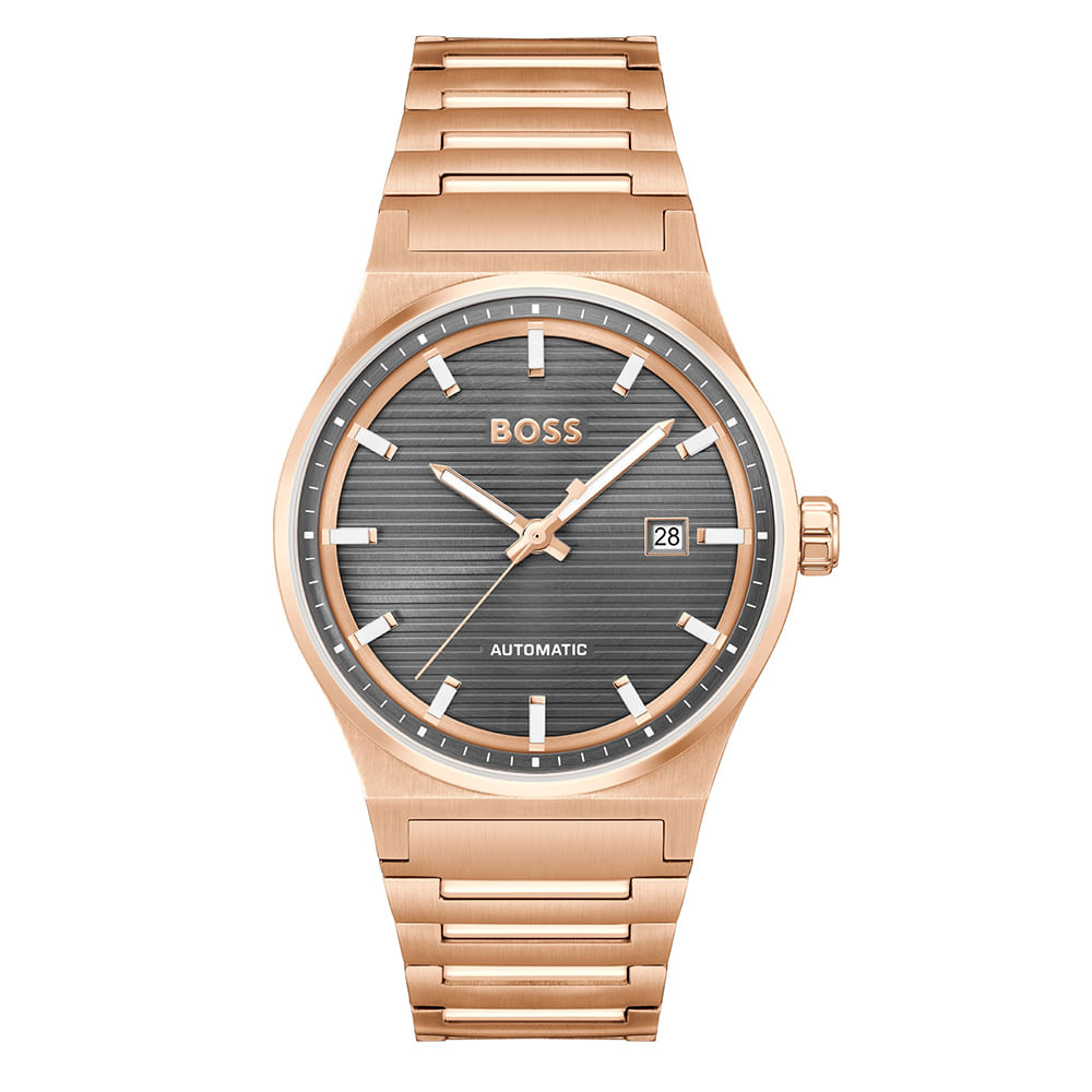 Relógio Boss Candor Automático Masculino Rosé - 1514185