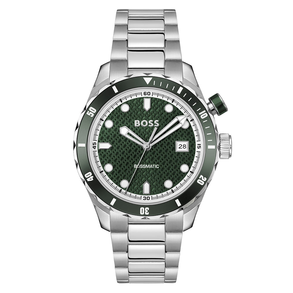 Relógio Boss Bossmatic Automático Masculino Verde – 1514178
