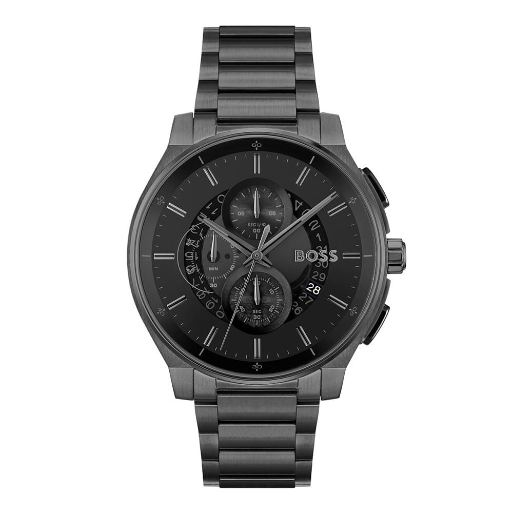 Relógio Boss Peak Masculino Preto - 1514192