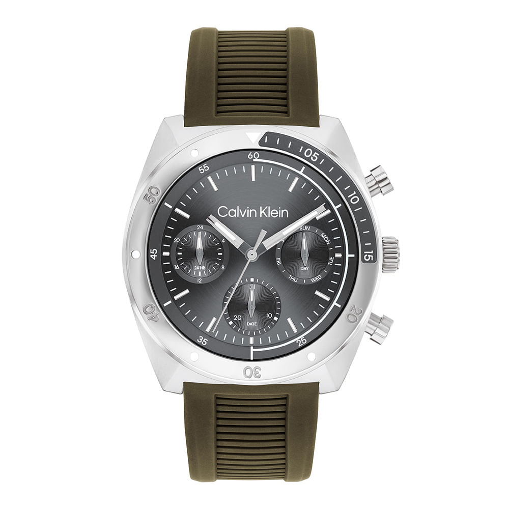 Relógio Calvin Klein Flex Masculino Borracha Verde – 25200469