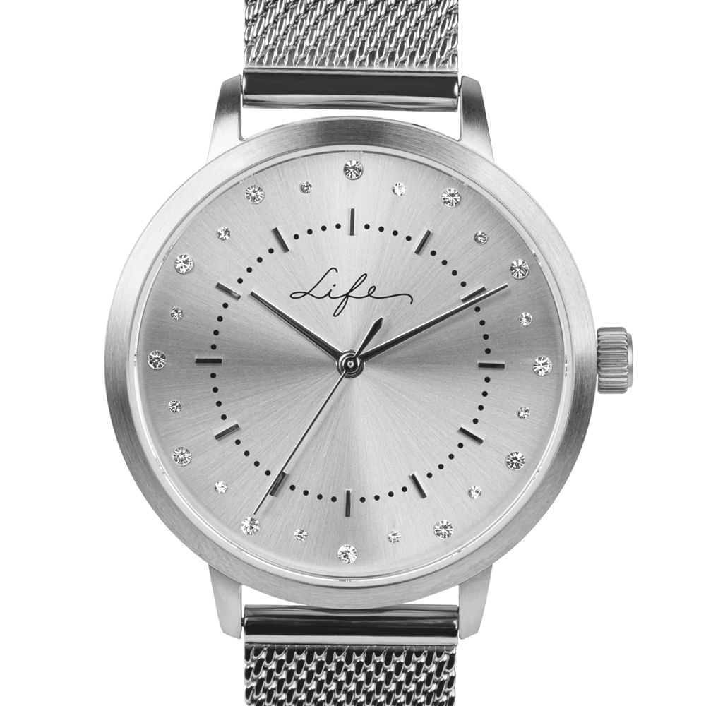 Relógio Life Realizações Feminino Prata