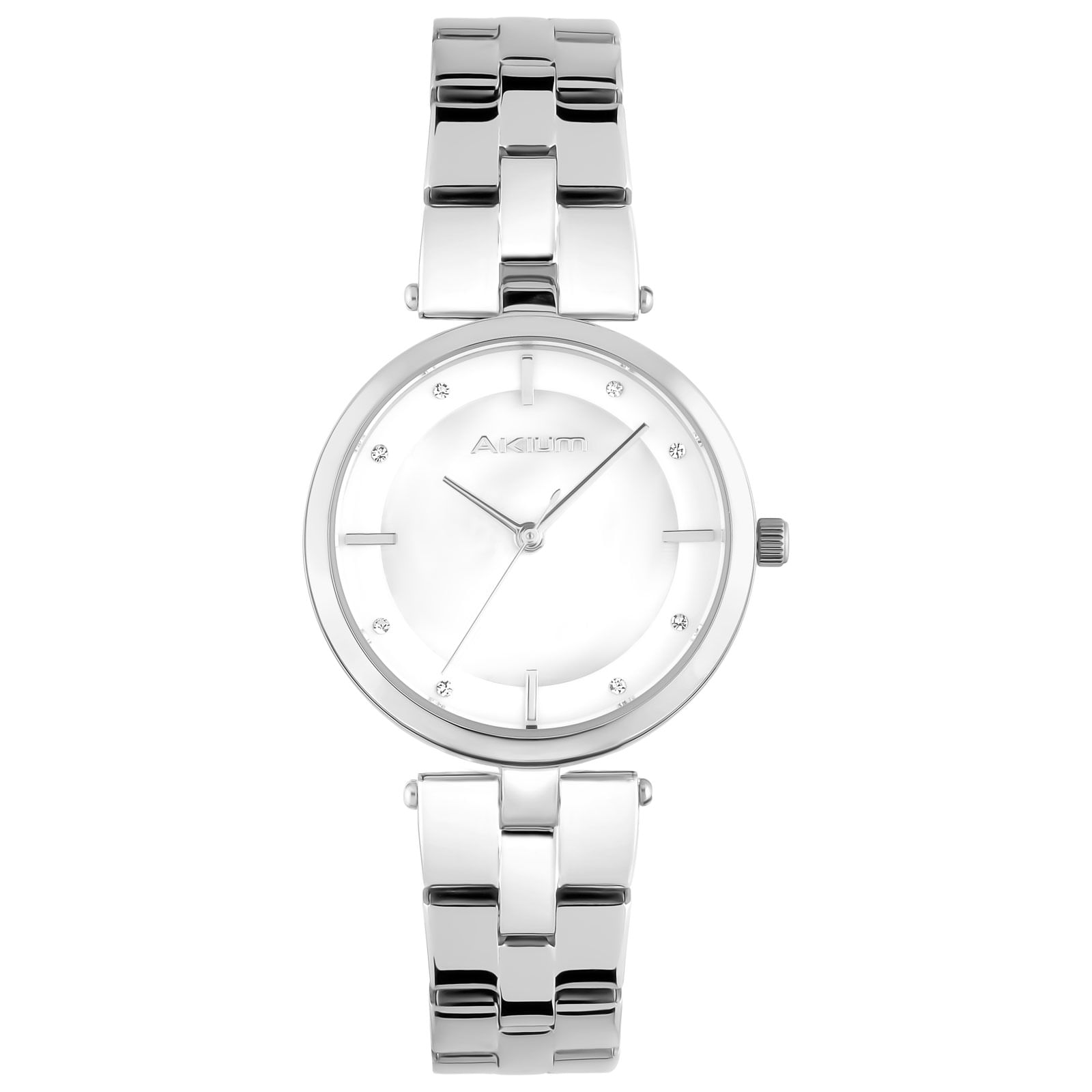 Relógio Akium Feminino Cinza