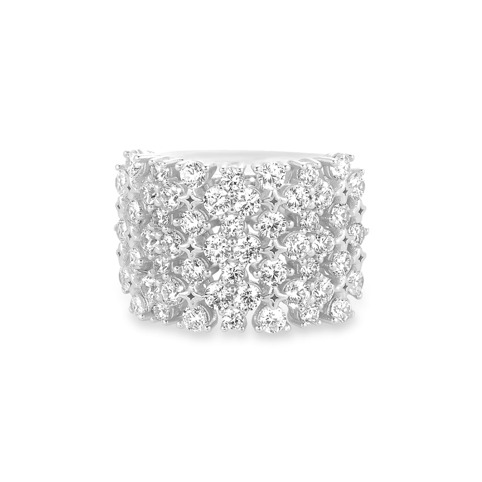 Anel Life Moscato em Prata 925 com Pedras Incolores