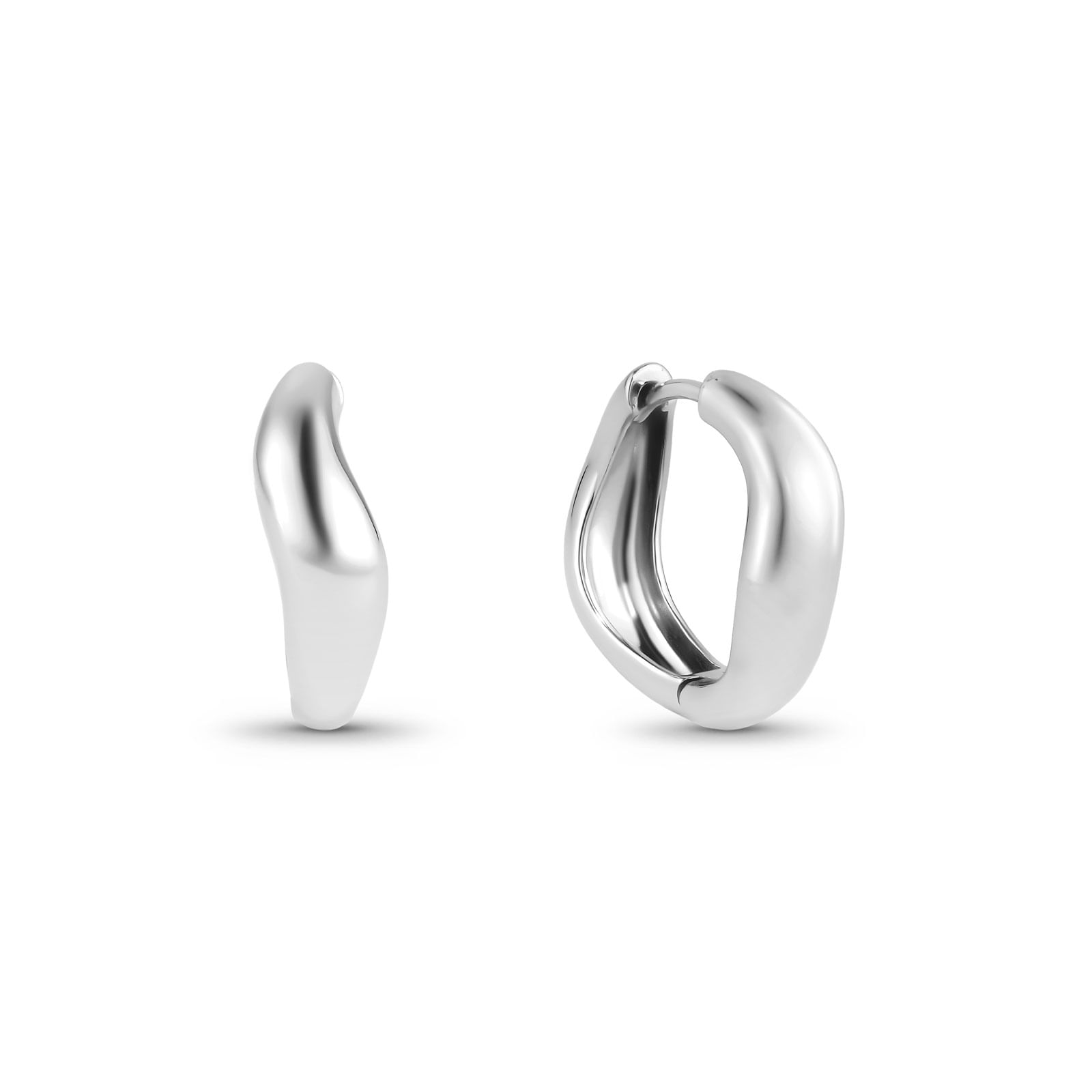 Argola Life Elegance em Prata 925, 6,70 cm