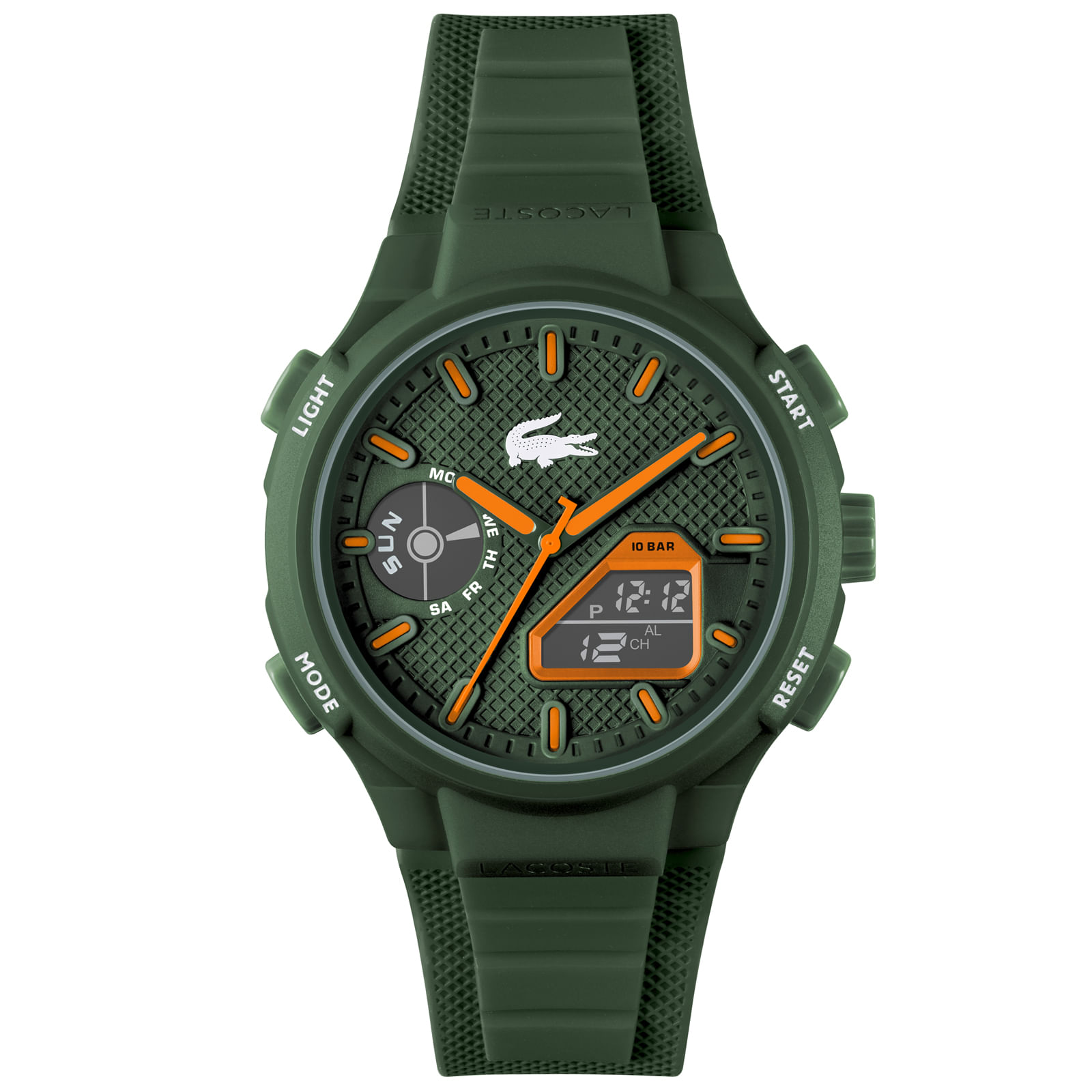 Relógio Lacoste LC33 Masculino Borracha Verde 2011367