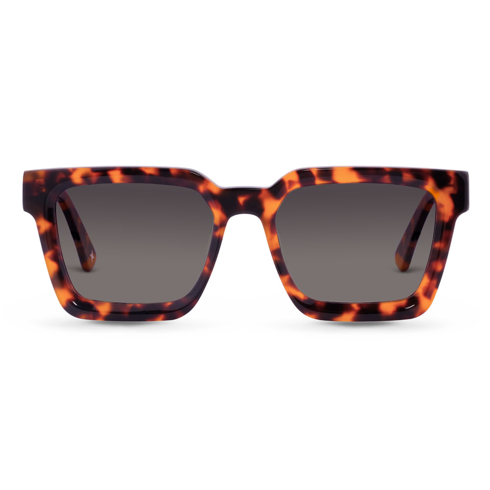 Óculos de Sol Life Quadrado em Acetato Tartaruga