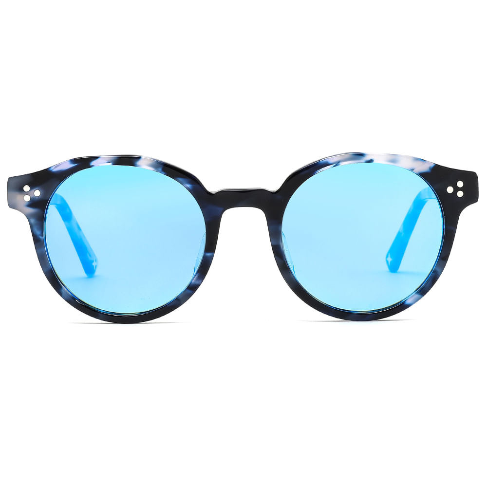 Oculos Life Em Acetato Na Cor Tartaruga Azul Zh1717.3