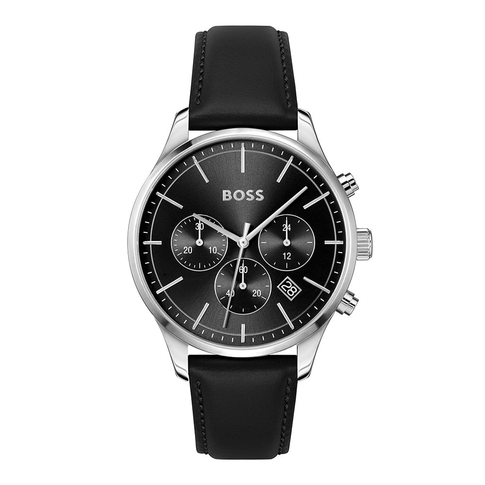 Relógio Hugo Boss Masculino Couro – 1514211