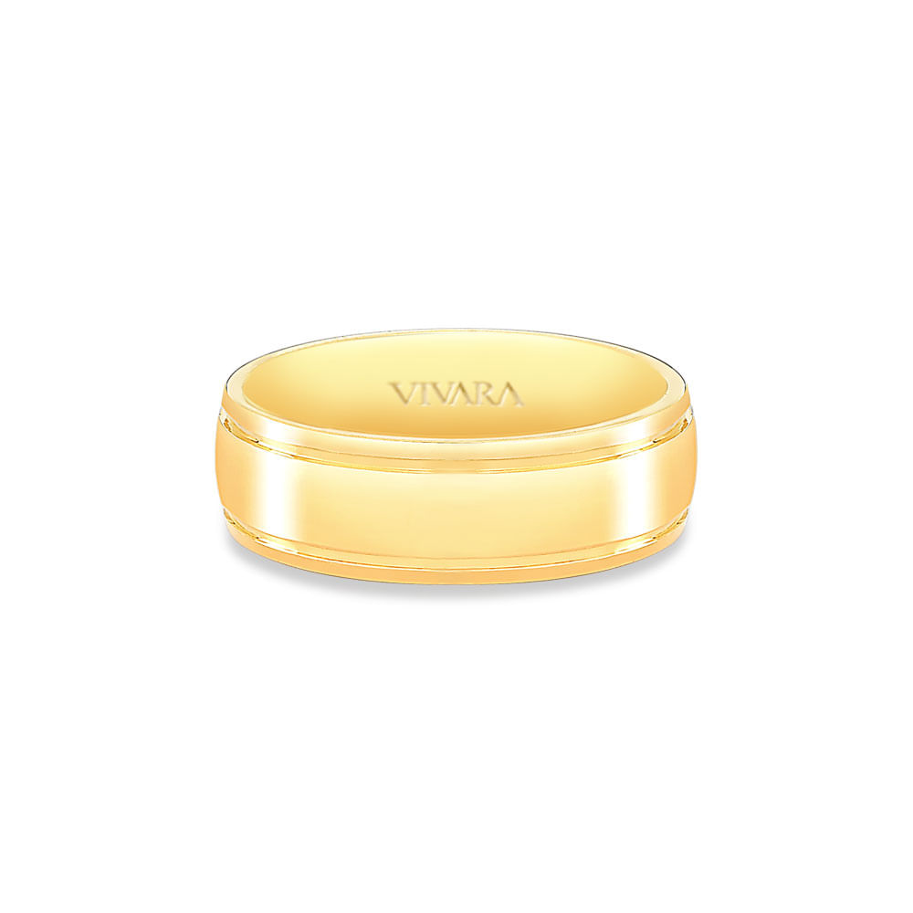 Aliança Love Me em Ouro Amarelo 18k, 6mm