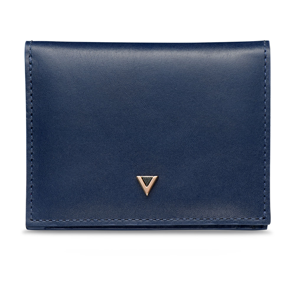 Carteira Feminina Couro Azul