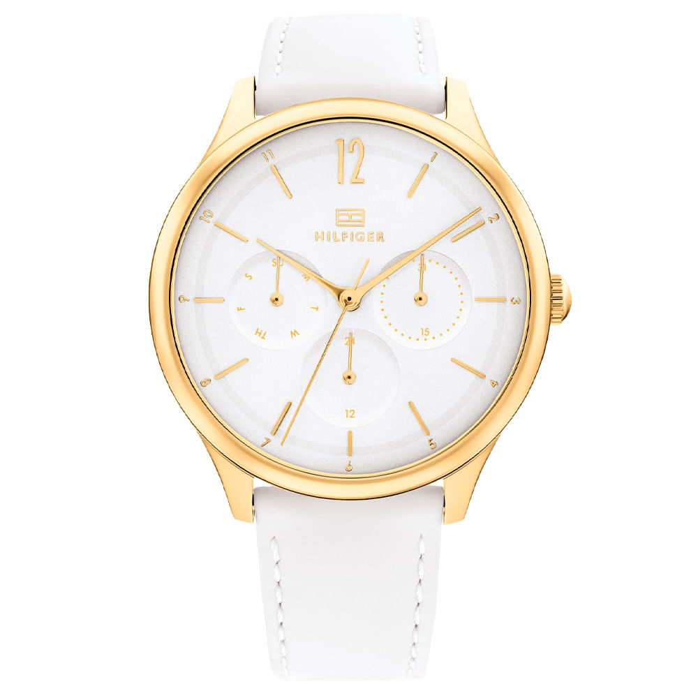 Relógio Tommy Hilfiger Feminino Couro Branco 1782454