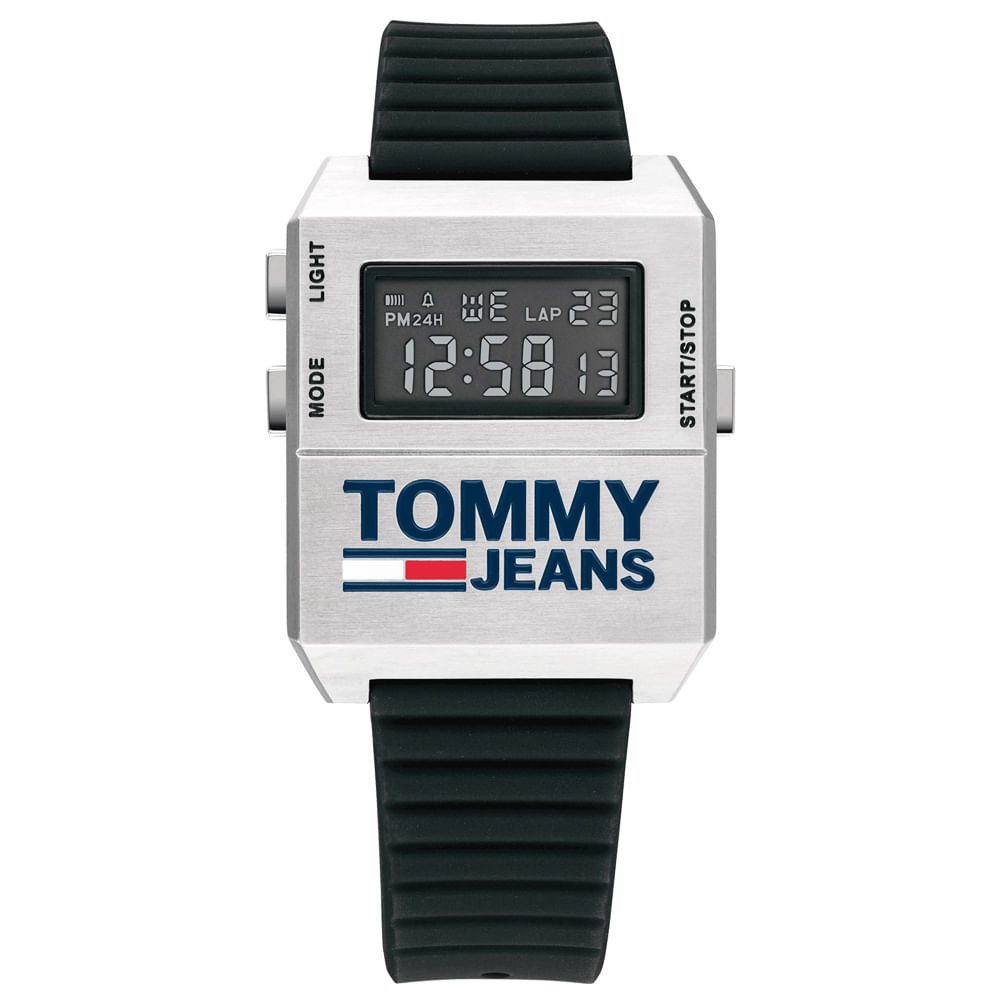 Relógio Tommy Hilfiger Masculino Borracha Preto 1791672