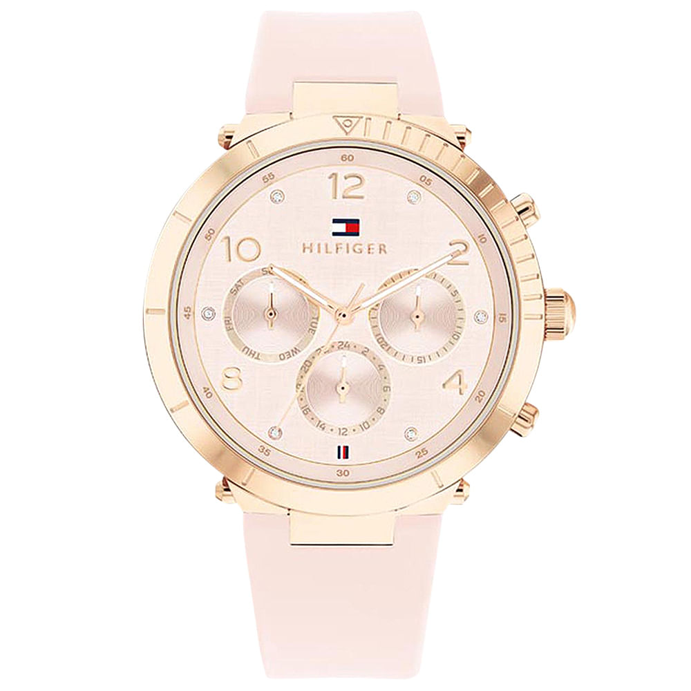 Relógio Tommy Hilfiger Feminino Borracha Rosa 1782492