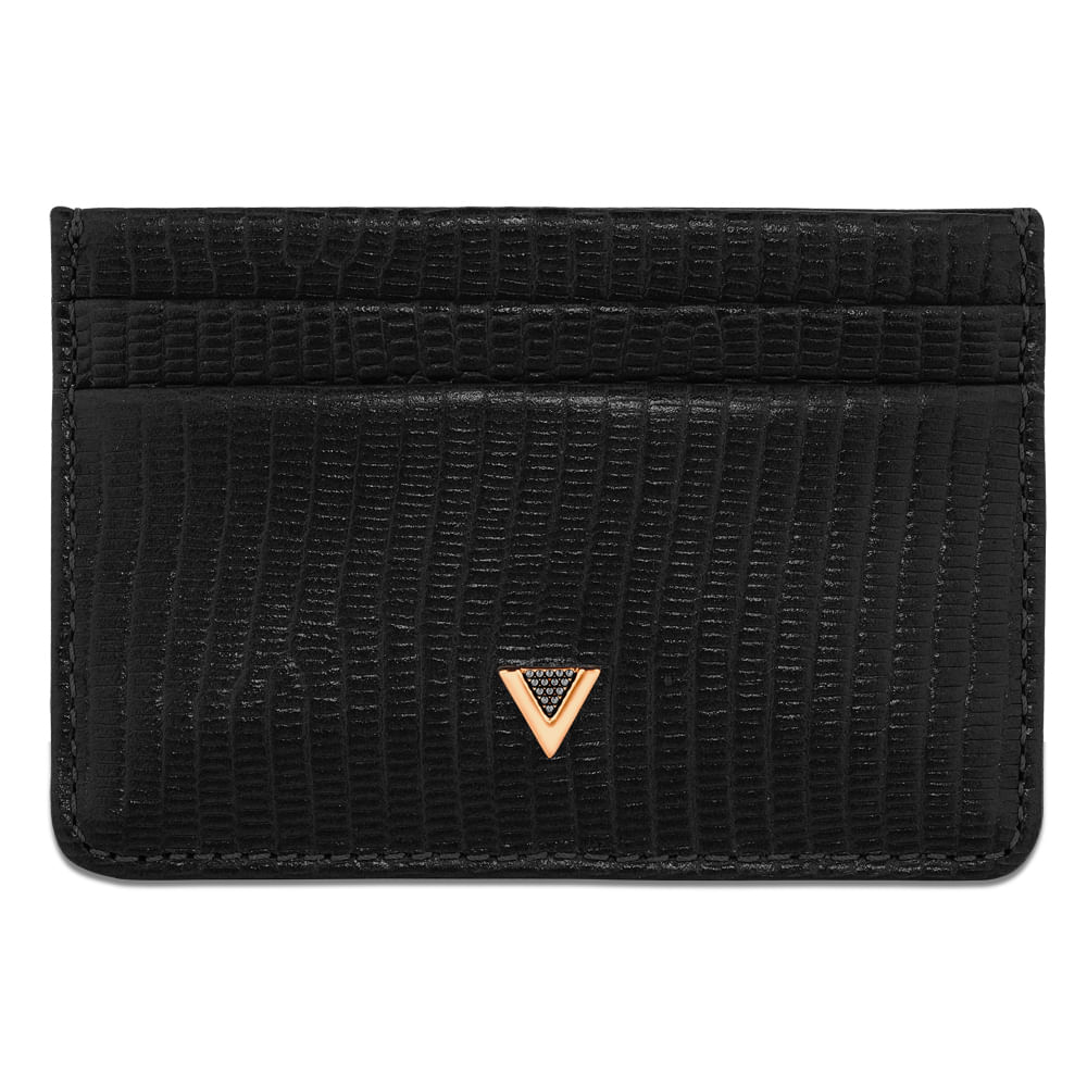Porta-Cartões Vivara Couro Preto