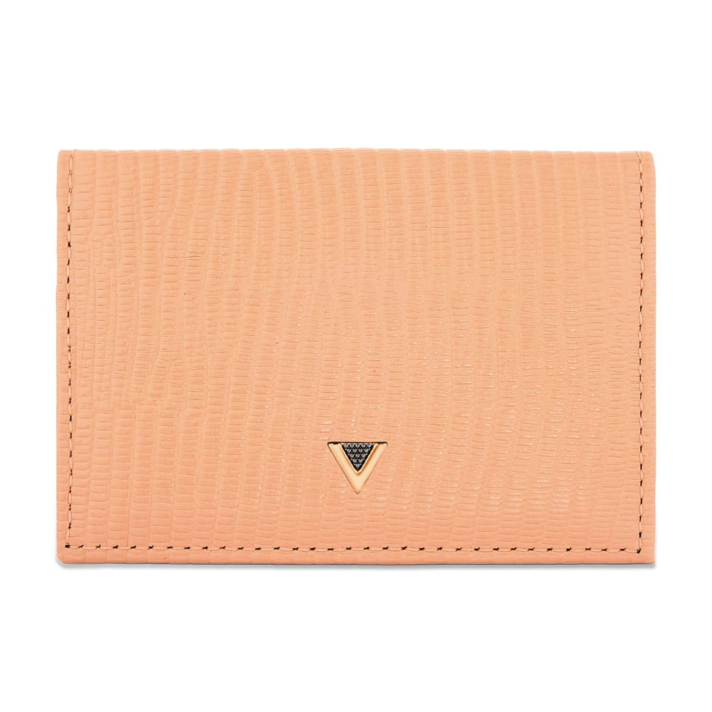 Carteira Feminina Vivara Couro Salmão