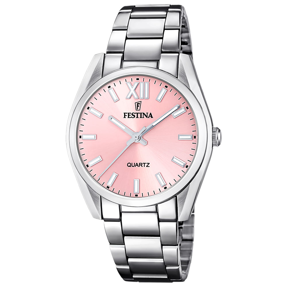 Relógio Festina Coleção Namorados Feminino Aço Cinza
