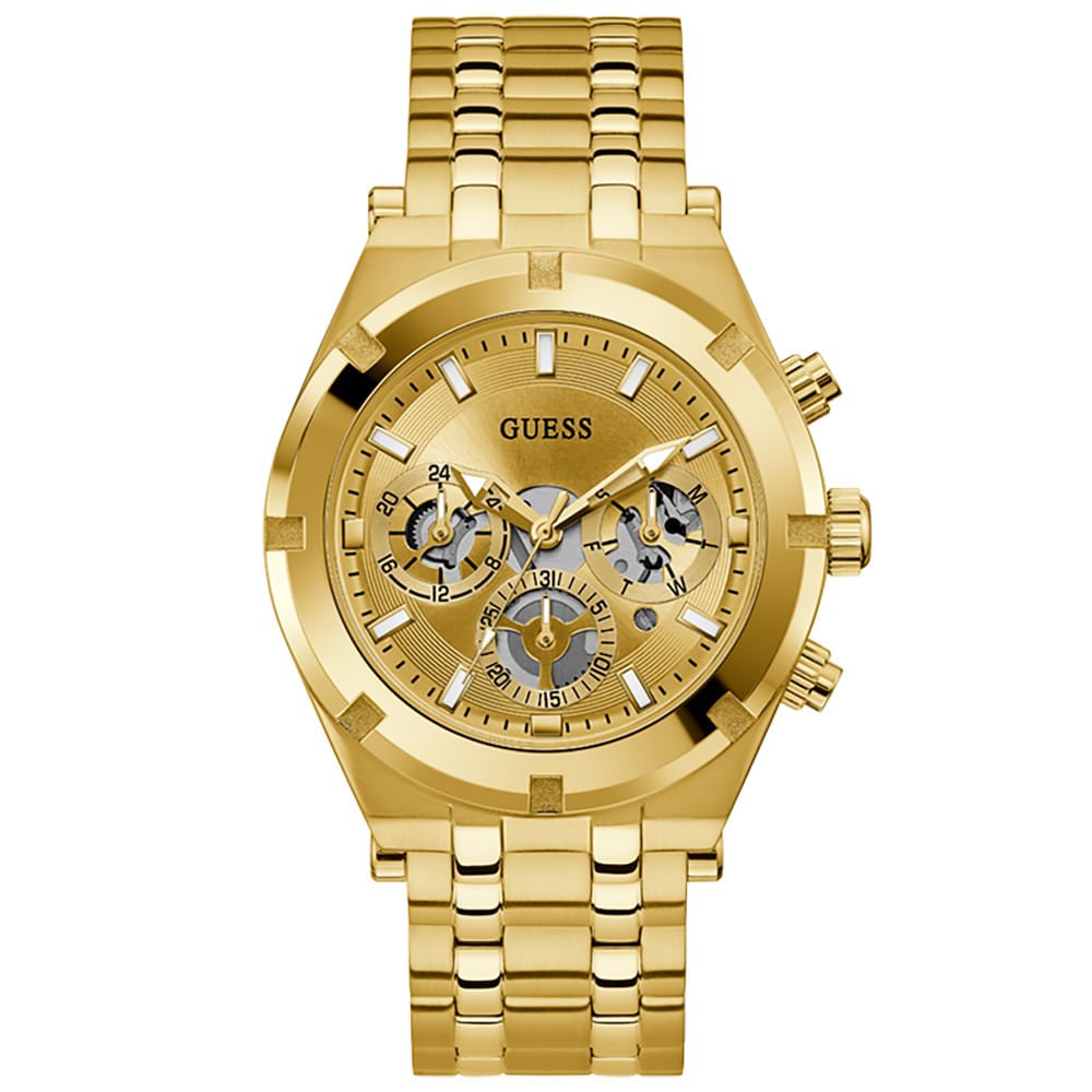 Relógio Guess Masculino Aço Dourado